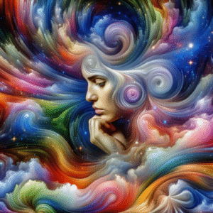 Ethereal Echoes: The Dreamweaver Portrait