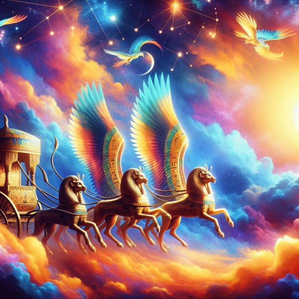 Celestial Chariots: The Skyborne Warriors of Ancient Egypt