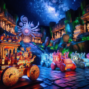 Celestial Chariots of the Maya