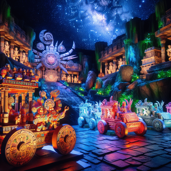 Celestial Chariots of the Maya