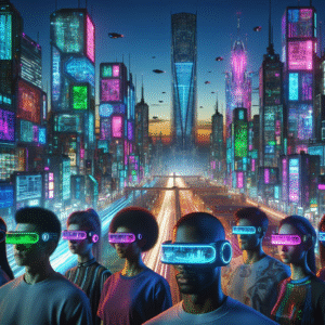 Neon Dreams: Augmented Reality Visors
