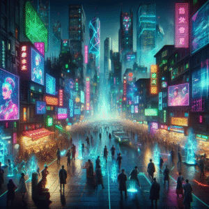 Neon Dreams: The Augmented Reality Nightscape