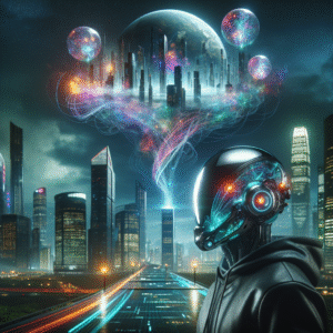 Neon Reverie: The Dreamweaver Helmet