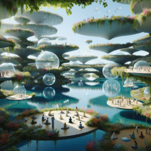 Celestial Canopy: A Floating Garden Retreat