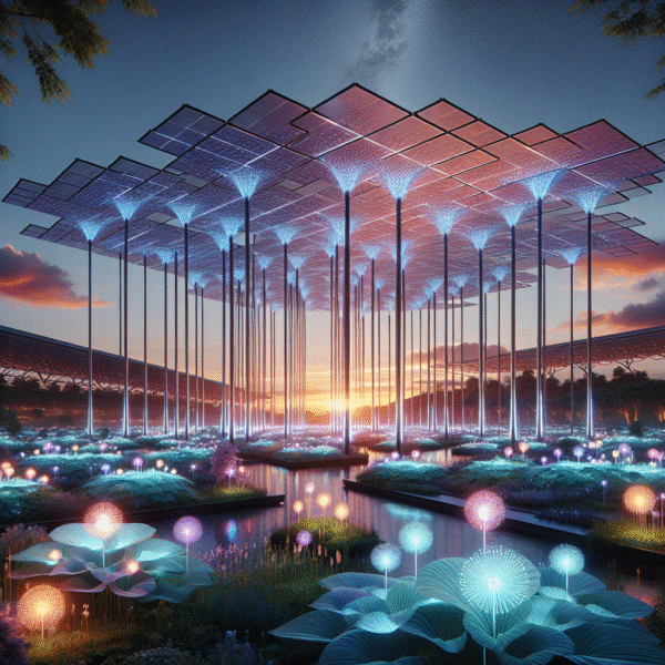 Celestial Canopy: The Floating Oasis