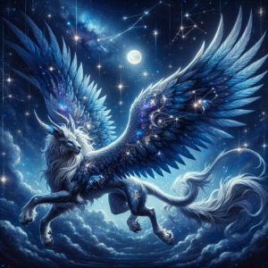 Celestial Moonlit Gryphon