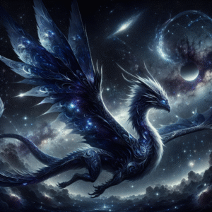 Celestial Wyvern of the Starlit Skies