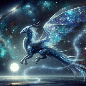 Celestial Wyvern of the Starlit Abyss