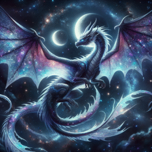 Celestial Luminara: The Star-Spirited Dragon