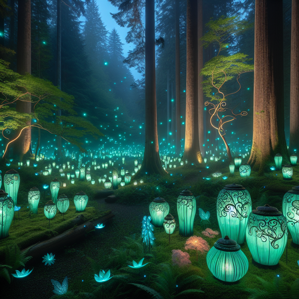 Whispers of the Forest: Eco-Luminescent Lanterns